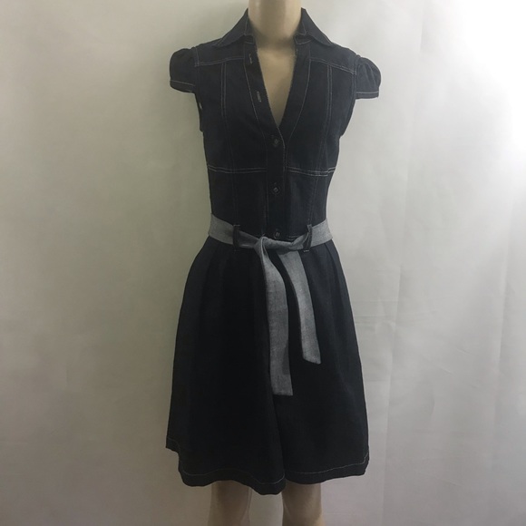 Velvet Heart Dresses & Skirts - VELVET HEART beautiful chic Blue Denim dress
